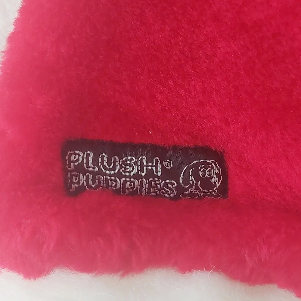 PLUSH PUPPIES Holiday Santa Dog Hat NWT